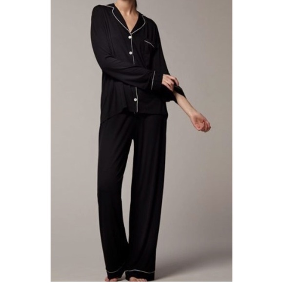 Love and Lore Other - Love and Lore Black Piped PJ Set